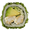 Green Rolls Tempura Shrimp (8 Stück)