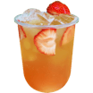 Strawberry & Peach Green Tea 400ml